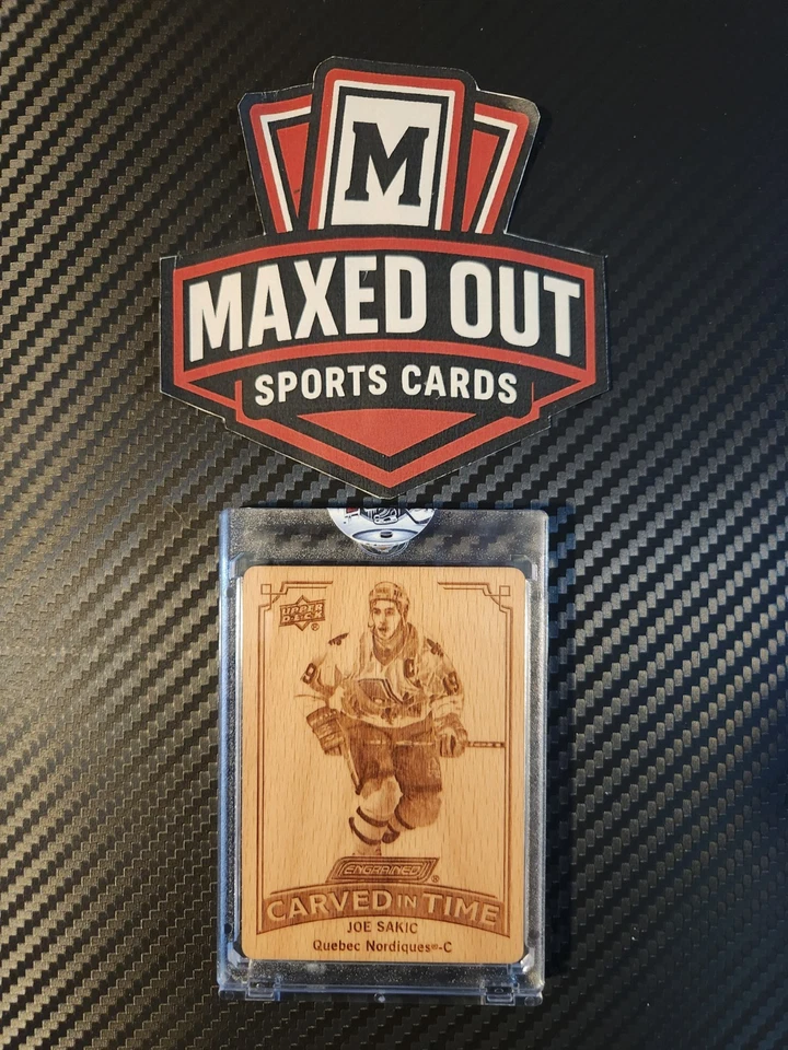 Cubierta superior grabada 23-24 tallada en el tiempo Joe Sakic CT-4 Foto 1 de 2