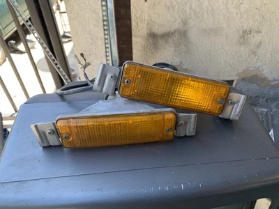 1975-1991 Volkswagen VW MK1 Rabbit Jetta Turn Signal Parking Light Lamp Lenses - Image 1 of 4