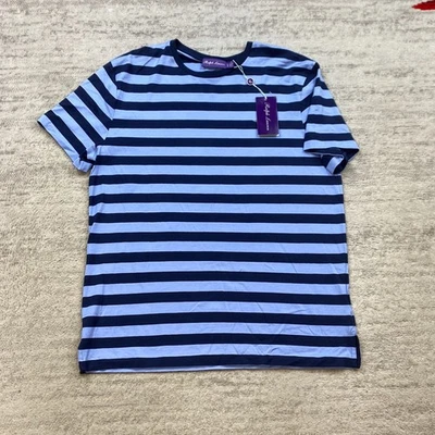 Новый Ralph Lauren фиолетовый ярлык рубашка большой синий опрятный повседневный Colorblock мужчин 195 $ - Изображение 1 из 4