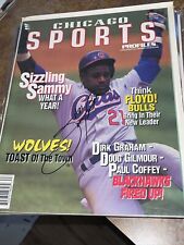 Sammy Sosa Signed 1998 Chicago Sports Magazine Chicago Cubs