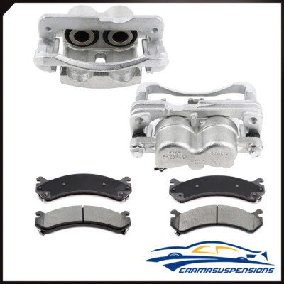 New Fits 2003 2004 2005 GMC Savana 2500 Front Brake Calipers Ceramic Pads - Image 1 of 4