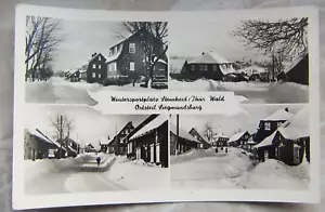 AK, Postkarte Wintersportplatz Steinheid OT Siegmundsburg Thür Wald 4 Ansichten - Bild 1 von 2