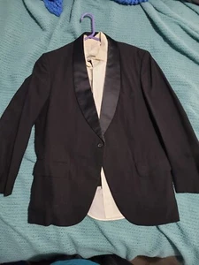 Vintage After Six Tuxedo 40s, 34x30 Pants, 15 1/2 32 Shirt From Schwartz's - Picture 1 of 10