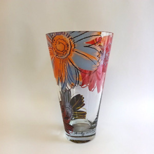 Rosenthal Glass Studio Andy Warhol Blown Glass  Daisies Vase