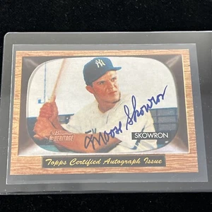 2004 Bowman Heritage Signs of Glory #MS Bill Skowron Auto - Picture 1 of 5