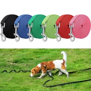 Training Leash Lead 6-100 FT Puppy Agility Obedience Recall Leash Line Walking - Picture 1 of 78