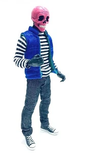 PB-VEST-BU: 1/12 Blue Puffer Vest for Mezco Gomez ML Spiderman (No Figure) - Picture 1 of 3