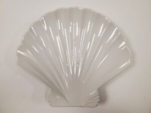 Chic & Tonic Serving Tray Coral Sea Shell Shaped Collection 12 x 10.5 - New 