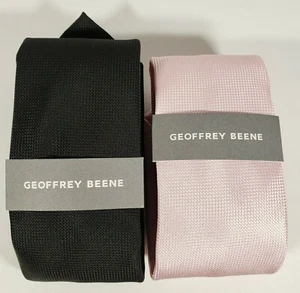 New Geoffrey Beene Mens Textured Tie 100% Polyester - Picture 1 of 8