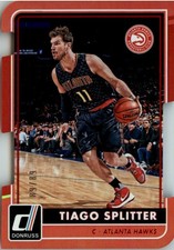 2015-16 Donruss Inspirations Atlanta Hawks Basketball Card #7 Tiago Splitter /89