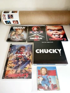 Kinderspiel 1-3 4K Konvolut: Pin Set, 2 extra Schonbezüge, Karten, Poster Neu Mint - Bild 1 von 11