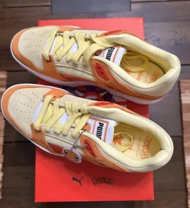 Puma X Pokémon Charmander 2022 Youth Slipstream Dark Cheddar Pale Lemon Size 7 - Picture 1 of 7