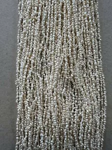 Natural Cultured Freshwater micro Rice Pearl 2-2.5mm (S) 16" STRAND - Picture 1 of 1