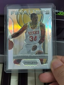 Hakeem Olajuwon 1st Prizm 2012-13 Prizms Refractor Silver Finalist Insert! RARE!
