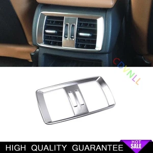 Back Row Air Outlet Vent Cover Trim For BMW X3 F25 X4 F26 2011-2017 Matte Silver - Imagen 1 de 7