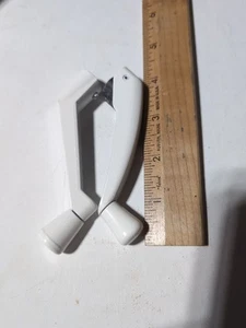 Lot of (2) Truth Hardware Casement Window Crank Handle 45054 Contour White - Afbeelding 1 van 3