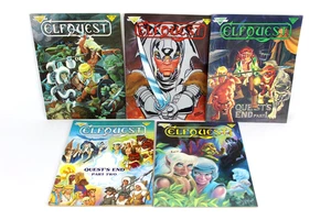 Revista Elfquest #17 18 19 20 21 Lote Conjunto Ejecutar Warp Gráficos 1983-1985 Wendy Pini - Imagen 1 de 16