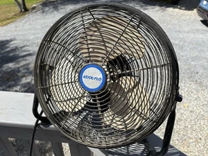 KOOL-FLO SFC2-300B 12'' in. High Velocity Floor Fan – Black - 3 Speeds - Picture 1 of 9