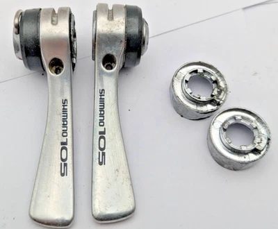 Shimano 105 SL-1050 Down Tube SHIFTERS SIS 6 speed Index OR Friction curved wash - Image 1 of 4