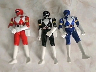 Power Ranger  Zyuranger 1991 Figure Diecast Lot Of 3  - Image 1 of 4