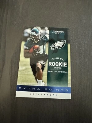 2012 Panini Prestige Rookies Extra Points Blue /999 #258 BRYCE BROWN Rookie RC - Image 1 of 2