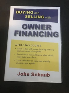 Buying & Selling with Owner Financing By John Schaub - 5 CD PACKAGE! - Picture 1 of 4