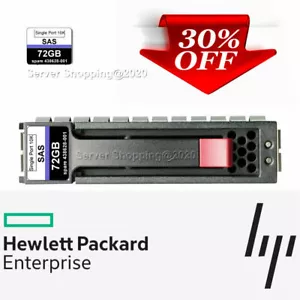 HP 438628-001 72-GB 10K RPM SAS 3Gbps 2.5" Single Port HDD DG072A3515 375861-B21 - Picture 1 of 2