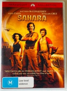 Sahara DVD Matthew McConaughey Penelope Cruz Acceptable Condition Fast Postage - Picture 1 of 3
