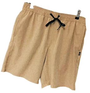 NWOT O'Neill Hybrid Hyperdry Shorts Men's M Beige Stretch Packable $52 - Picture 1 of 6
