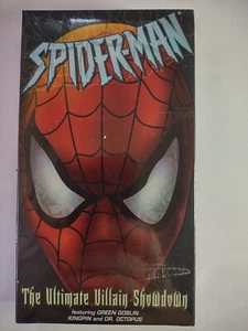 Vtg 2002 Spider-Man: The Ultimate Villain Showdown VHS Tape Marvel Cartoon NEW - Picture 1 of 8