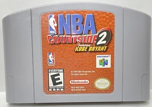 Cartucho de juego original NBA Courtside 2 pies Kobe Bryant Nintendo 64 N64 | ¡Probado! - Imagen 1 de 8