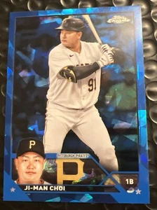 2023 Topps Chrome Update Sapphire #USCS208 Ji-Man Choi Refractor - Picture 1 of 2