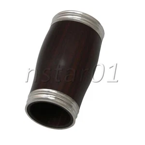 6x3,3cm BB Ebenholz Klarinette Fass Instrument Zubehör mit Metallring - Bild 1 von 7