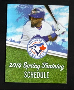 Toronto Blue Jays--2014 Spring Training Pocket Schedule--Lenny's - Picture 1 of 2