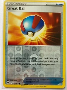 Great Ball 52/73 Reverse Holo - Champion's Path - Pokemon Card TCG - Picture 1 of 1