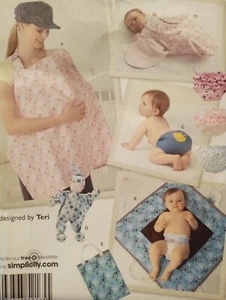 UC Nursing Cover Pattern Swaddle Sewing Pattern Diaper Cover Baby Sewing Pattern - Picture 1 of 2