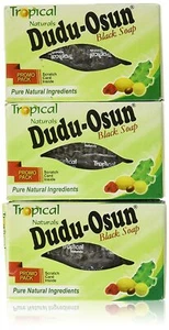 3 x Dudu Osun Black Soap 150g - Picture 1 of 1