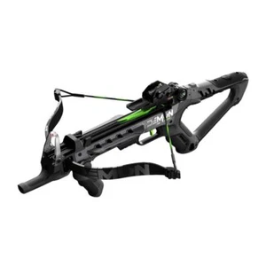 Barnett Demun Tri Strike Black Pistol Crossbow with 3 Shot Repeatable Magazine - Picture 1 of 7