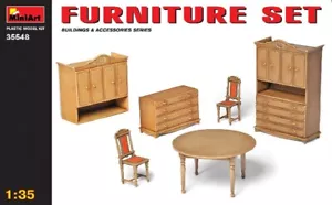 Furniture Set Diorama Accessories 1:35 Plastic Model Kit MINIART - Imagen 1 de 1