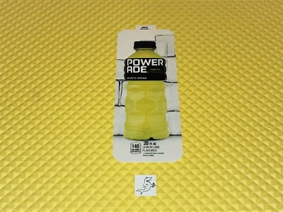 ROYAL VENDORS 660 SODA MACHINE "LEMON LIME POWERADE" 20oz BOTTLE VEND LABEL