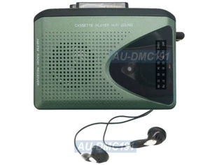 Sintonizador de radio AM FM premium reproductor de casetes alimentado por DC USB 5V o baterías AA - Imagen 1 de 9