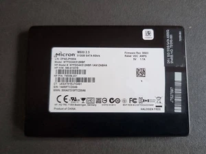 Disque SSD MTFDDAK512MBF 2,5" SATA III 7mm Crucial M600 512 Go - Photo 1/1
