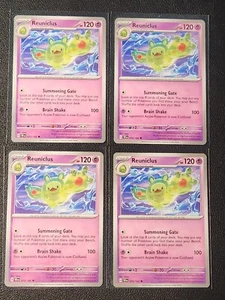 4x Reuniclus 072/162 & 4x Solosis 070/162 Pokemon card SV Temporal Forces NM - Picture 1 of 2
