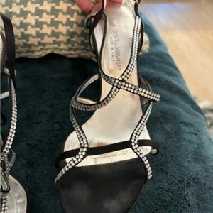 Dolce & Gabbana Kristall Slingback Heels Gr. 39,5, 8,5 - Bild 1 von 6
