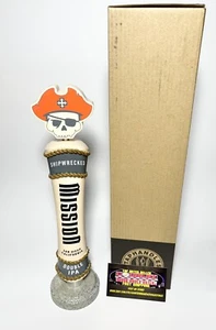 Mission Brewery Shipwrecked Double IPA Skull Pirate Beer Tap Handle 11.5” BNIB! - Picture 1 of 4