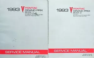 1993 Pontiac Grand Prix Factory Service Manual Original Shop Repair Set GT GTP - Foto 1 di 4