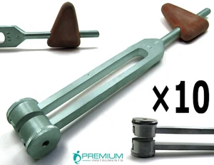 10 Stück Orthopädischer Taylorhammer & Stimmgabel 128C Medizinische Reflexdiagnostik - Bild 1 von 4