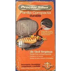 ELEKTRISCHER GRILL ANTIHAFT OBERFLÄCHE KOMPAKT LANGLEBIG Proctor Silex 2518P - Bild 1 von 5