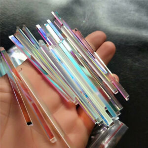 25pcs Optical Glass Prism for DIY Crafts Decoration RGB Combiner Strip Prism
