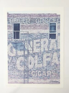 Impresión artística numerada de cigarros de La Habana firmada por Dana Forrester General Colfax 1978 12x16 - Imagen 1 de 3